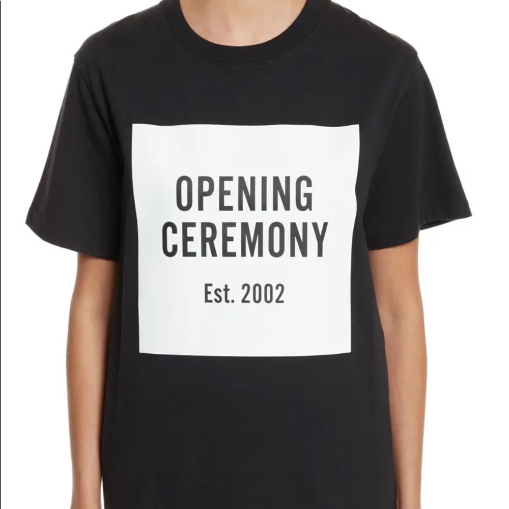 Opening Ceremony Black Logo T-Shirt